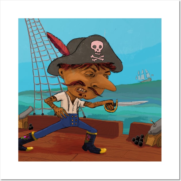 Pirate King Wall Art by Bad Opera